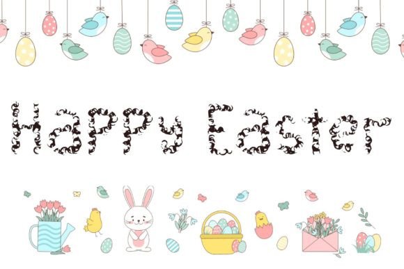 Funny Easter Font - Preview 1