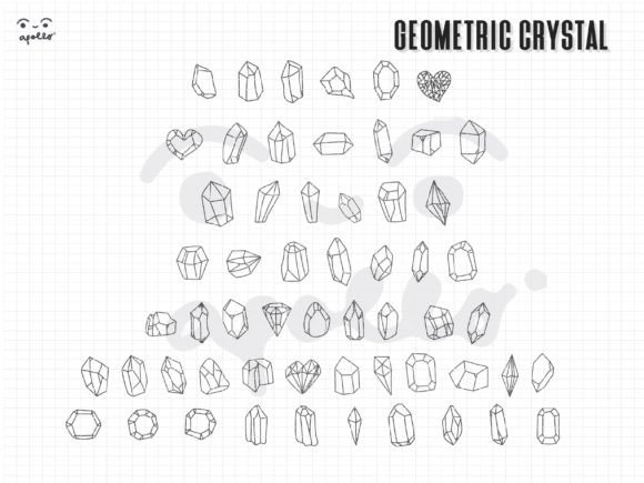 Geometric Crystal Font - Preview 2