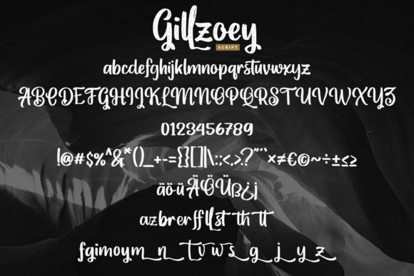 Gillzoey Font - Preview 4