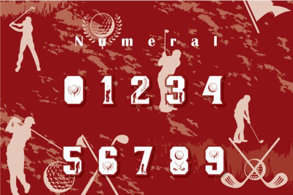 Golf Man Font - Preview 2