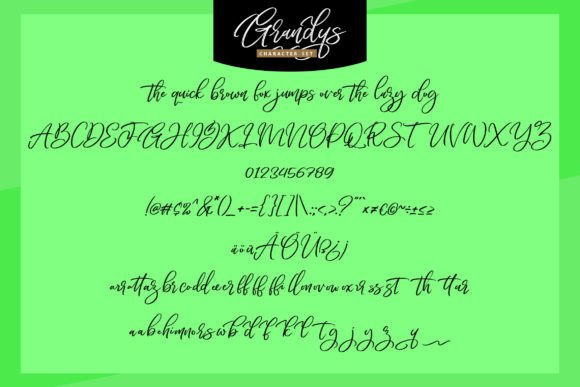 Grandys Font - Preview 4