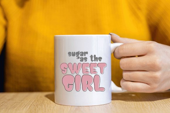 Groovy Happy Font PNG with transparent background - Preview 4