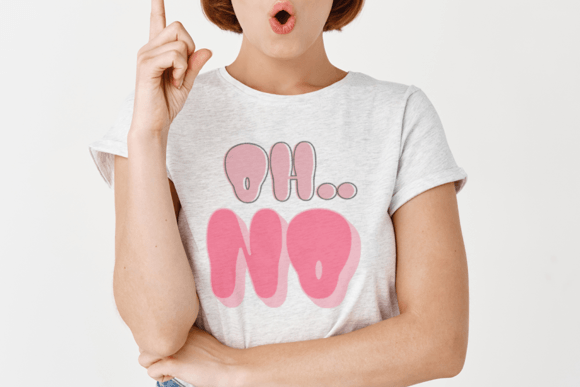 Groovy Happy Font PNG with transparent background - Preview 5