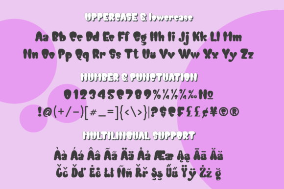 Groovy Happy Font PNG with transparent background - Preview 6