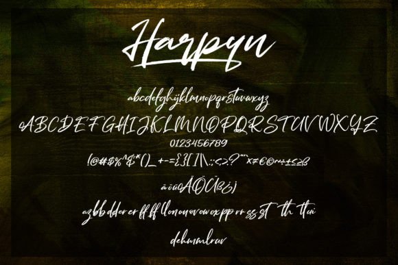 Harpyn Font - Preview 4