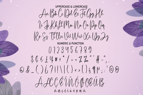Hey Enchanting Font PNG with transparent background - Preview 5