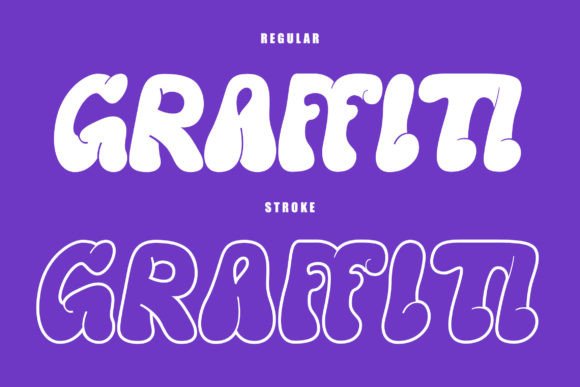 Hyper Blob Font PNG with transparent background - Preview 1