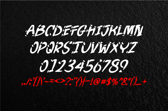 Kechelup Font PNG with transparent background - Preview 3