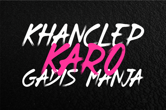 Khanclep Font PNG with transparent background - Preview 2