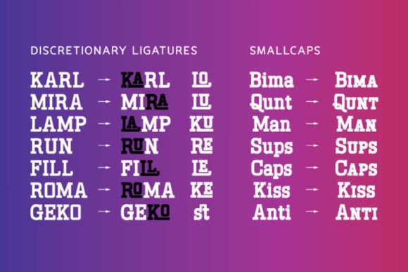 Mahardika Font PNG with transparent background - Preview 2
