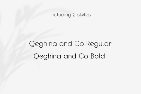Qeghina and Co Font PNG with transparent background - Preview 6