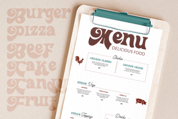 Retrock Font PNG with transparent background - Preview 3