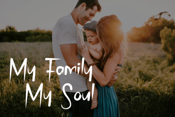 Simple Lifestyle Font PNG with transparent background - Preview 2