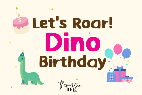 Baby Dino Font - Preview 1