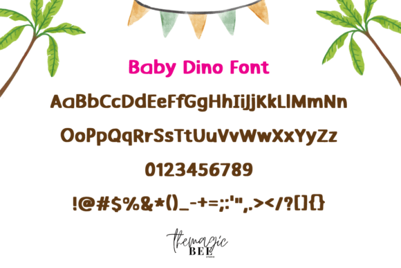 Baby Dino Font - Preview 2