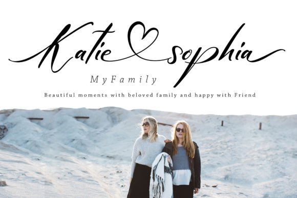 Beautiful Rain Font - Preview 1