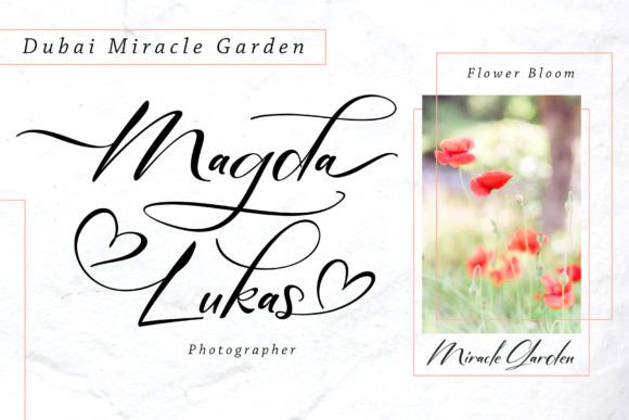 Beautiful Rain Font - Preview 3