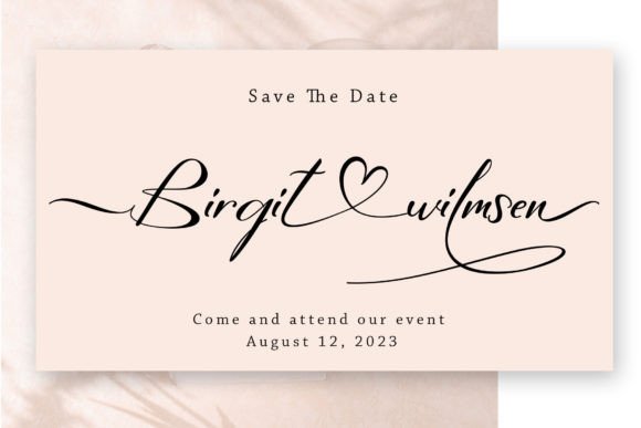 Beautiful Rain Font - Preview 5