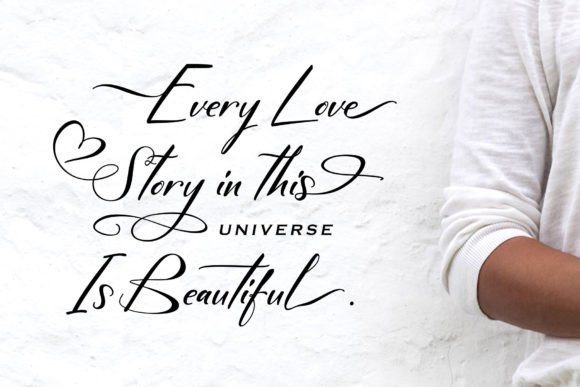 Beautiful Rain Font - Preview 6