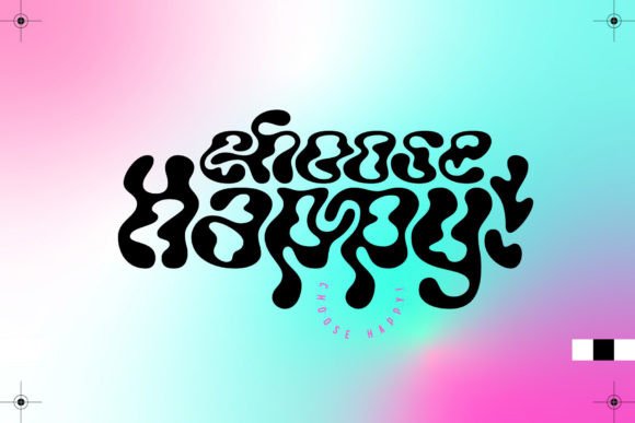 Drunk Vision Font - Preview 1