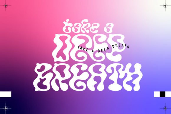 Drunk Vision Font - Preview 2