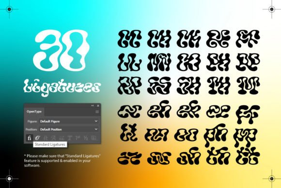 Drunk Vision Font - Preview 4