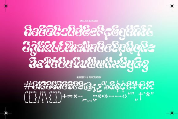 Drunk Vision Font - Preview 5