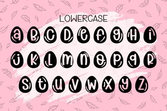 Easter Vibes Font PNG with transparent background - Preview 3