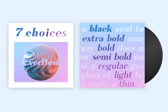 Everflow Font - Preview 1