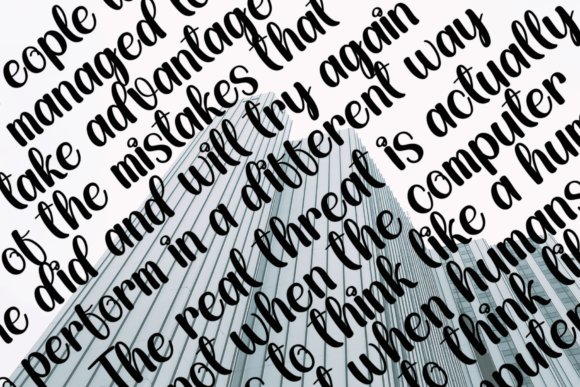 Going Back Font - Preview 3