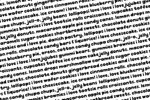 Gummy Candies Font PNG with transparent background - Preview 4
