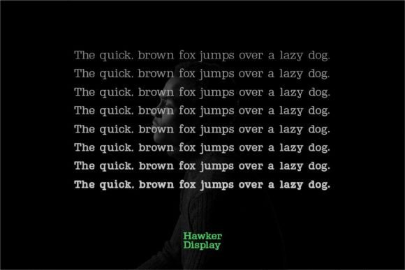 Hawker Font - Preview 2