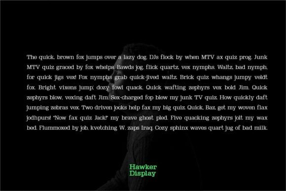 Hawker Font - Preview 4