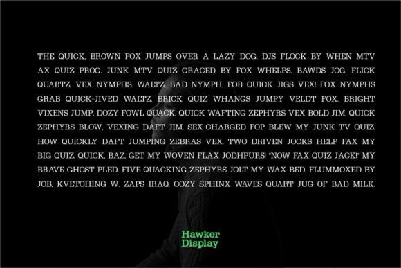 Hawker Font - Preview 5
