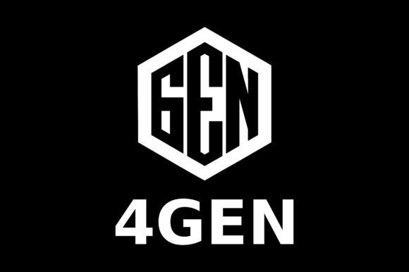 Hex Monogram Font PNG with transparent background - Preview 3