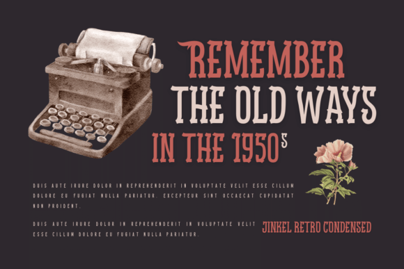 Jinkel Font PNG with transparent background - Preview 5
