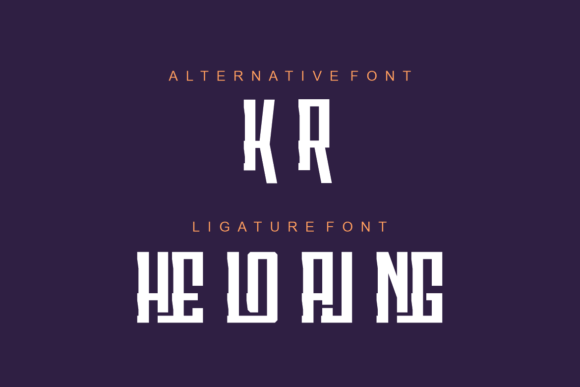 Kalonger Font font preview - 5