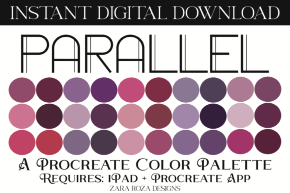 Parallel Procreate Color Palette