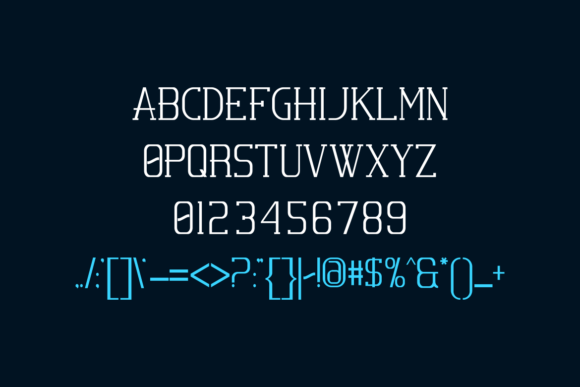 Raindhom Font PNG with transparent background - Preview 3