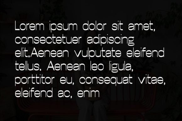 Regence Font PNG with transparent background - Preview 3