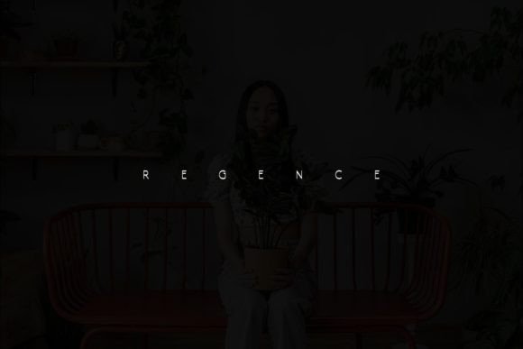 Regence Font PNG with transparent background - Preview 4