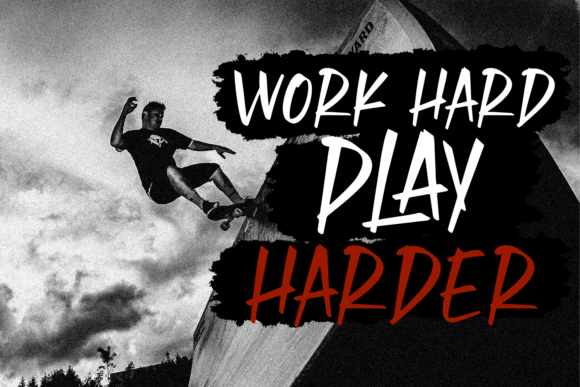Slamed Font PNG with transparent background - Preview 1