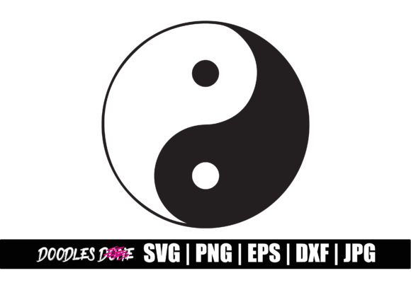Yin Yang SVG Cut File