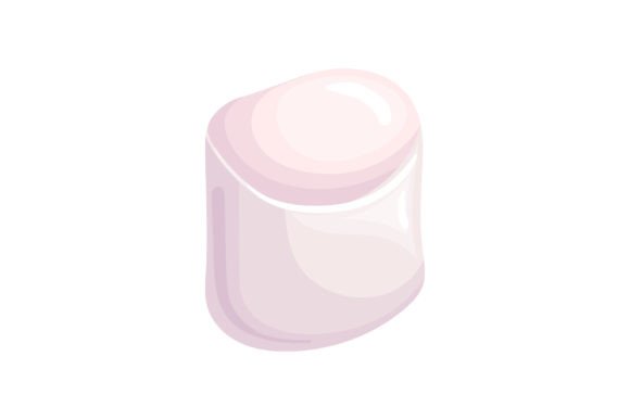 Marshmallow Food Sweet Cartoon Vector