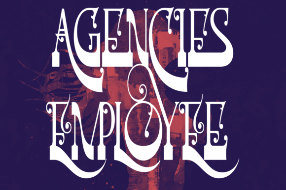 Agencies Employee Font - Preview 1