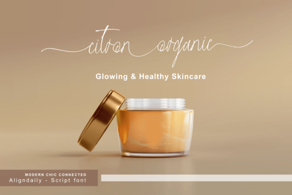 Align Daily Font - Preview 3