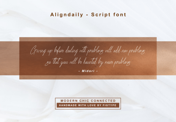 Align Daily Font - Preview 4