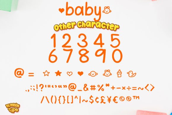 Baby Font - Preview 6