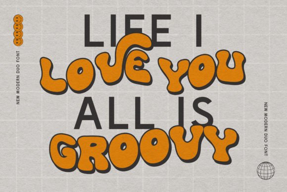 Balance Groovy Font - Preview 2