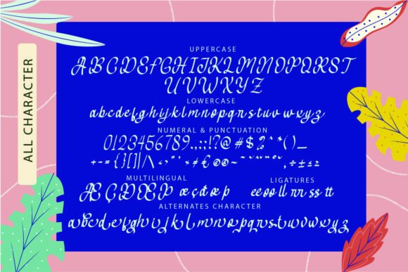 Boungell Font PNG with transparent background - Preview 5